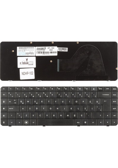 Parspower HP Uyumlu G62-B13St, G62-B14St, G62-B16St Notebook Klavye (Siyah Tr)