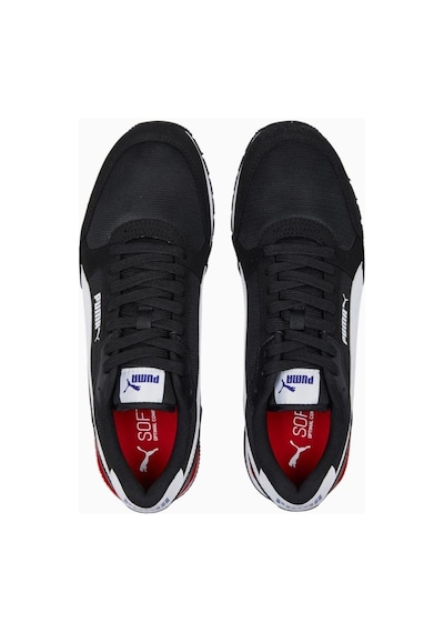 Puma St Runner V3 Mesh Unisex Sneaker Ayakkabı Siyah Beyaz 36-40 001