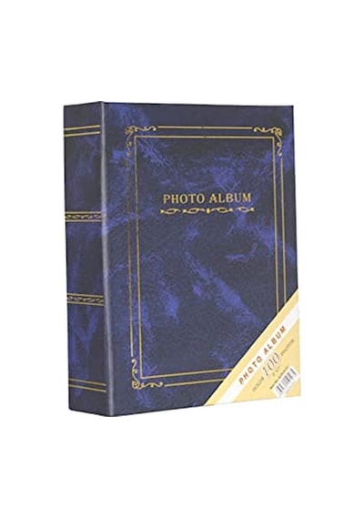 Rabsev 13x18cm 100 Fotoğraf Kapasiteli Ciltbezli Lüks Fotoğraf Albümü Mavi