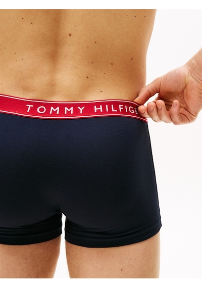 Tommy Hilfiger 3p Trunk Wb Erkek Kırmızı Boxer - Um0um03457 Kırmızı