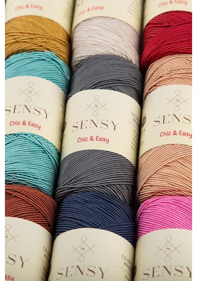 Sensy Premium Chic&easy 200 Gr Supra İpi Makrome İpi Mumlu İp Runner İpi Pasa İp Çanta İpi Gül Pembe