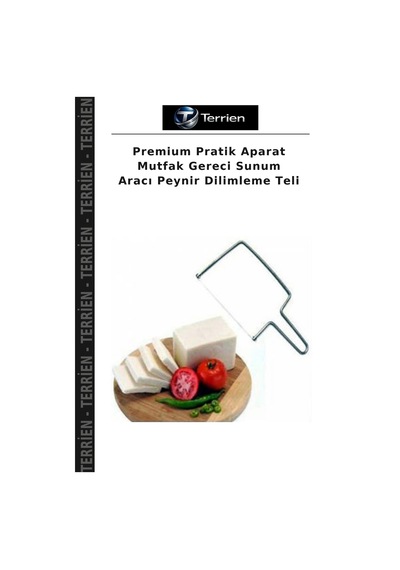 Premium Pratik Aparat Mutfak Gereci Sunum Aracı Peynir Dilimleme Teli Çok Renkli