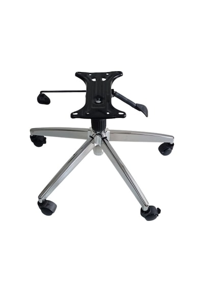 Kamusalmarket Makam Koltuğu Ayağı Çap 70 Cm Çift Kol Mekanizma Krom Pistonlu