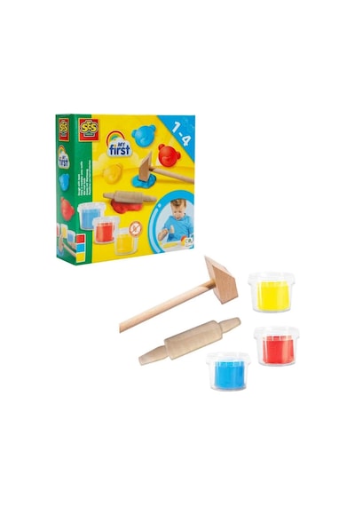 Mey İthalat Aletli Oyun Hamur Seti 3x90 Gr Kırmızı