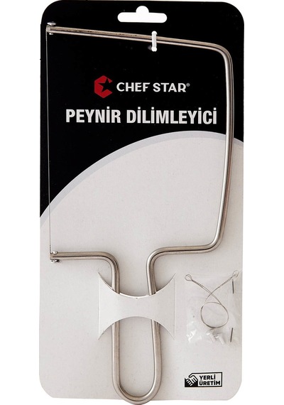Cheff Star Peynir Dilimleyici - Gri - 10 Cm Çok Renkli