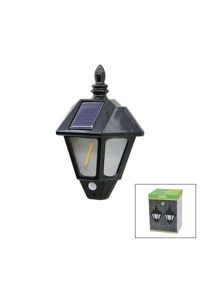 2 Pcs Solar - Güneş Enerjili Duvar Lambası Cob Led Sensörlü 3 Mod Fonksiyon Bahçe-balkon-sokak Pt-2981