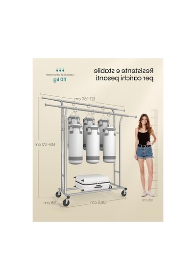 110 Kg Taşıma Kapasiteli Metal Vestiyer İle Şık Depolama Alanı Ahşap - Siyah 110 Kg Taşıma Kapasiteli Metal Vestiyer İle Şık Depolama Alanı Ahşap - Siyah