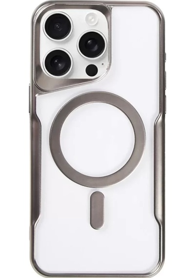Newface Apple İphone 11 Pro Max Kılıf Boyi Magsafe Silikon Kapak - Titan Gri
