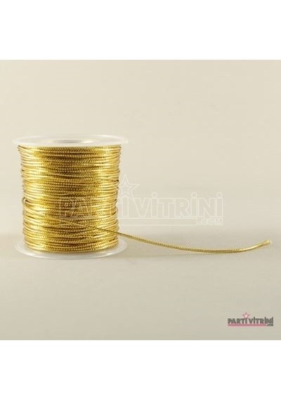 Altın Renk Monofil Sim Kurdela 03 Mm. 50 Metre 6