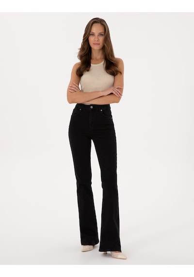 Pierre Cardin Kadın Siyah Pantolon Jean 50318044-vr046 Siyah