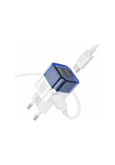 Hoco C131a Platinum Pd30w+qc3.0 Girişli Hızlı Şarj Başlığı Ve Type-c To İphone Lightning Kablo- 5775 Standart