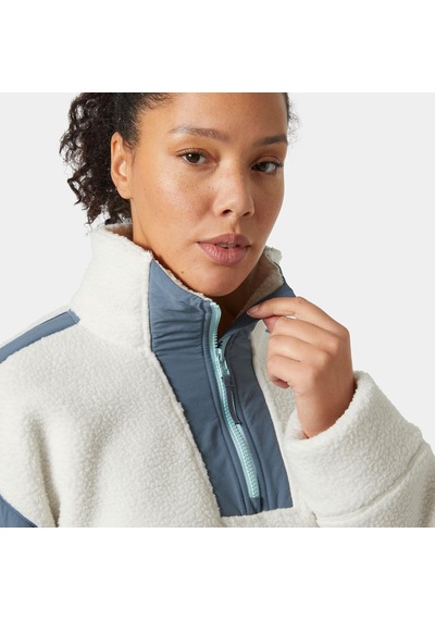 Helly Hansen W Imperial Pile Zıp Pullover Polar Beyaz