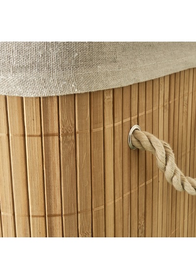 Bella Maison Fonte Bambu Çamaşır Sepeti Naturel 40 x 30 x 61 CM