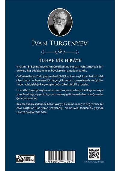 Tuhaf Bir Hikaye - İvan Turgenyev - Maviçatı (dünya Klasikleri)