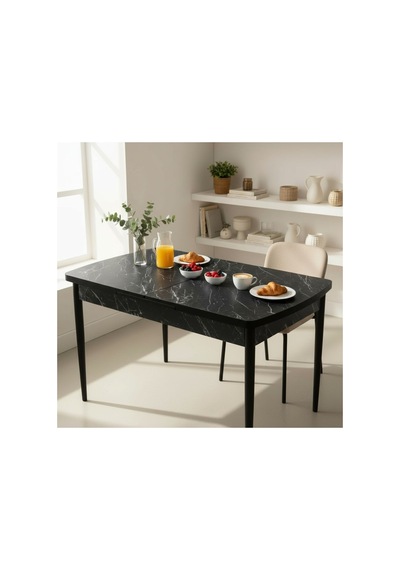 80 X 130 Açılabilir Yemek Masası Açıldığında 80 X 170 Olmaktadır Siyah Siyah 80 X 130 Açılabilir Yemek Masası Açıldığında 80 X 170 Olmaktadır Siyah Siyah