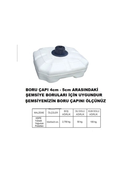 50 Lt Şemsiye Bidonu, Dayanıklı Ve Şık Tasarım Antrasit