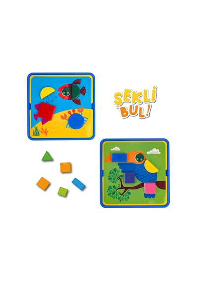 3 Adet Bee Smart Şekli Bul Eğitici Oyun