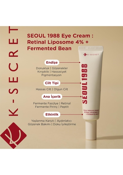 K-Secret Seoul 1988 Eye Cream 30 ML