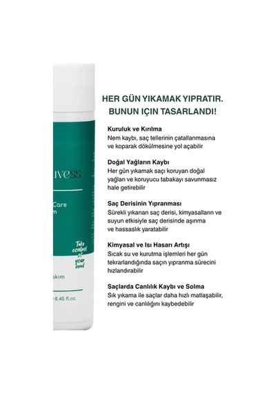 Louvess Aloe Vera Papatya Eki Süt Proteini Jojoba Eki Saç Bakım Kremi 400 ML