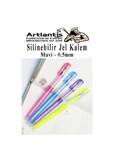 Silinebilir Jel Kalem Mavi 0.5 Mm 4 Adet Silinebilir Tükenmez Kalem Pilot Kalem Mürekkepli Kolay Silinebilir Kumaş Kalemi