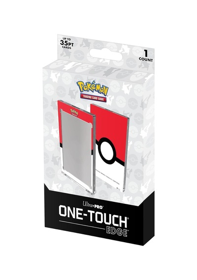 Ultra Pro - Tekli 35 Pt Tek Dokunmatik Kenar - Pokémon İçin Poké Ball Baskılı Manyetik Kart Tut