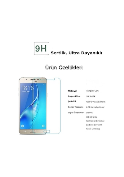 Xiaomi Redmi 9 9H Kırılmaz Cam Hd Ekran Koruyucu 2 Alana 1