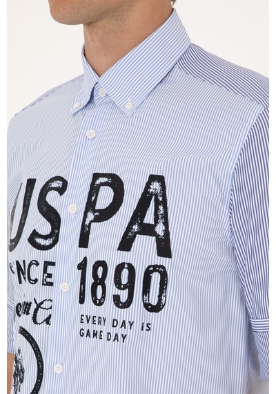 U.s. Polo Assn. Erkek Lacivert Gömlek Desenli 50299351-vr033 Lacivert U.s. Polo Assn. Erkek Lacivert Gömlek Desenli 50299351-vr033 Lacivert