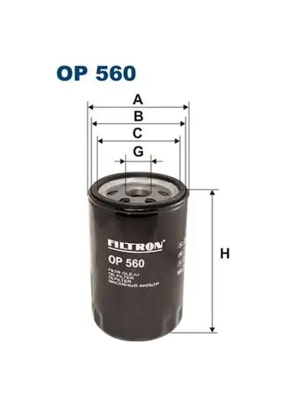 Fıltron Op560 Yag Filtresi 070115561 1220680 155938