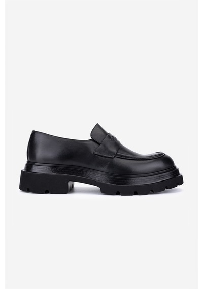 Valmenti Erkek Hakiki Deri Siyah Loafer Ayakkabı 886 2792 Erk Ayk Sk25-26 Sıyah Dr Siyah