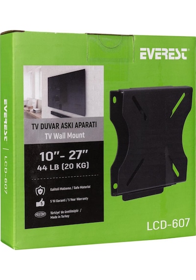Monitör Askı Aparatı - Everest - Lcd-607 - 10"-27" - Sabit