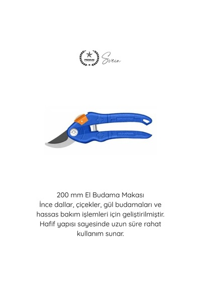 Budama 3 Parça Bahçe Makas Seti Profesyonel Budama Makası Dal Kesme Çit Düzeltme Meyve Ağacı Çalı Ç