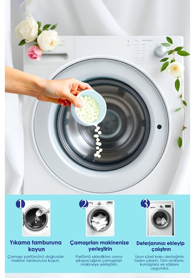 Clean Granül Çamaşır Parfümü & Çamaşır Yumuşatıcı Everest Beyaz Sabun Esintisi 210 Gr Tekli