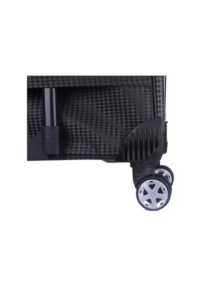 Best Gri Battal Boy Xl 80 Cm Sekiz Teker Kumaş Valiz Füme