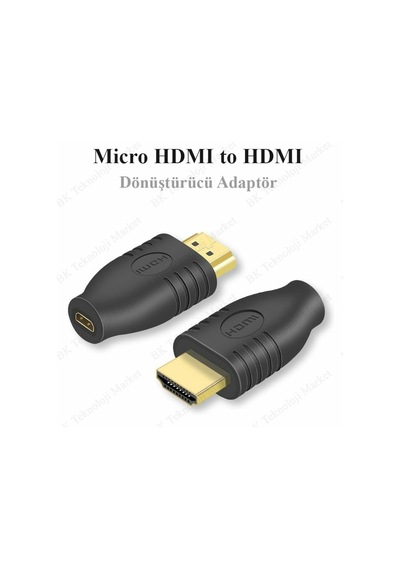 Micro Hdmı Dişi To Hdmı Erkek Dönüştürücü Çevirici
