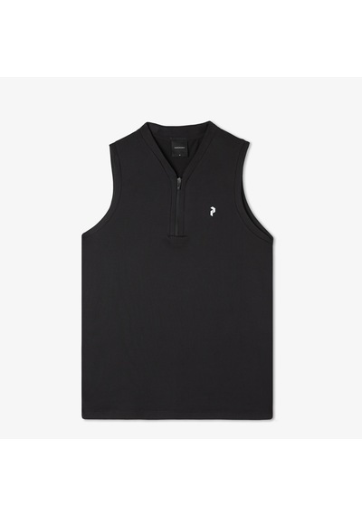 Peak Performance Turf Zip Kadın Siyah Kolsuz Eşofman Üstü - G79497030 Siyah