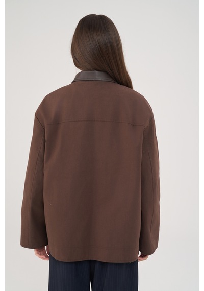 Mai Collection Palermo Önü Kapamalı Kahve Ceket