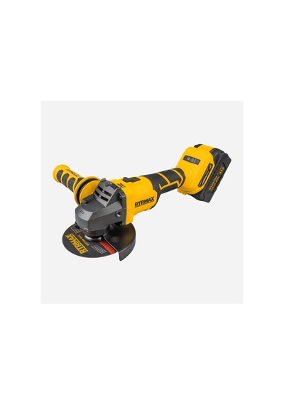 Kömürsüz Akülü Avuç Taşlama 20v 115mm 2x4.0 Ah Akü Rtrmax S-lıon Hpower - Rts5055hp