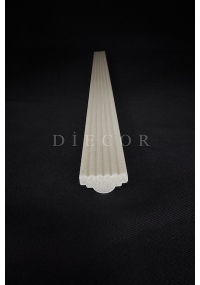 Diecor Dekoratif Boyanabilir 2,5 Cm Duvar Çıtası Hazır Kesimli 5 Adet Çerçeve Paketi Bej Model:xa275