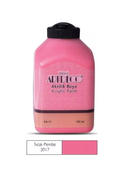 Artdeco Akrilik Boya 500Ml 3017 Sıcak Pembe