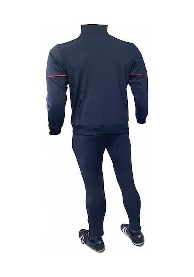 Erkek Lacivert Türkiye Bayrak Logo Baskılı Günlük Fitness Spor K