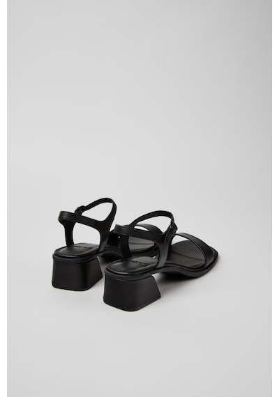 Camper Kora Sandal Kadın Siyah Deri Sandalet-14572