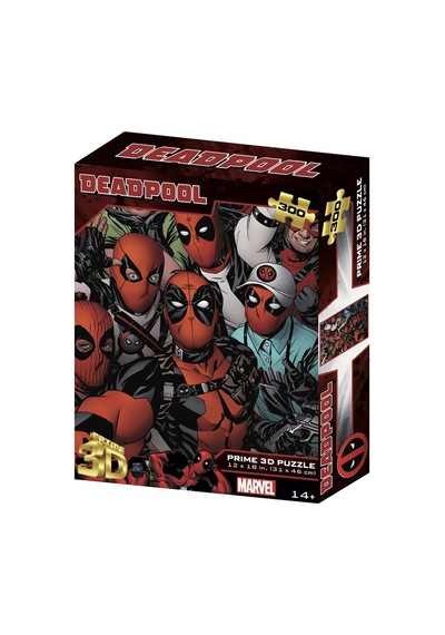 Prime 3d Marvel Deadpool Puzzle 300 Parça 33340