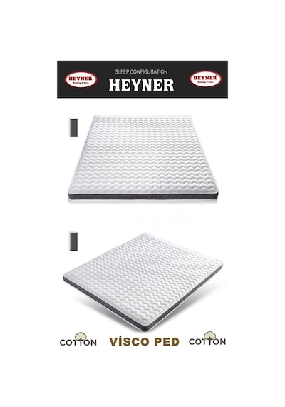 Uzunbebe Heyner Sleep 140X190 Visco Yatak Pedi 140*190 Ortopedik Visco Ped