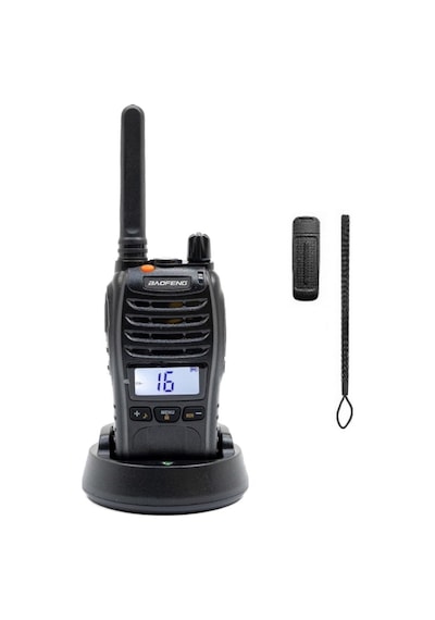 Baofeng E88 Ekranlı Pmr 446 El Telsizi Yeni Tasarım Type-c Şarjlı Kulaklık Dahil Set