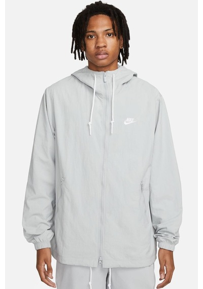 Nike Club Woven Men's Full Zip Jacket Erkek Dokuma Spor Ceket Gri