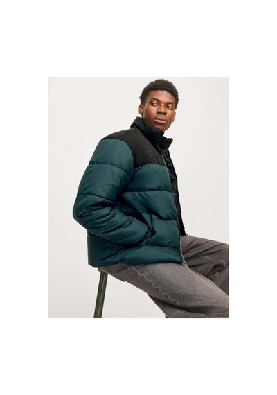 Jack & Jones Jjmoon Stand Collar Puffer Erkek Şişme Mont Forest