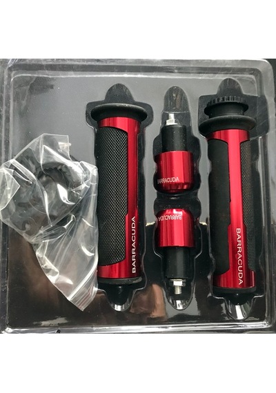 Barracuda Elcik Kırmızı Motosiklet Elcik Set Ve Denge Topuzları