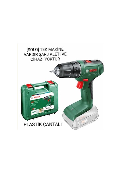 18v 40 Darbeli Vidalama Solo Sadece Makine Ve Çanta Gelecektir . Dikkat Batarya Ve Şarj Aleti Yoktur , Bunlar Olmadan Çalışmaz