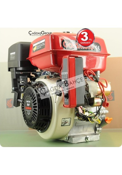 Goldmoto Gm270E Benzinli Motor 9 Hp Marşlı Krank Mili Kamalı