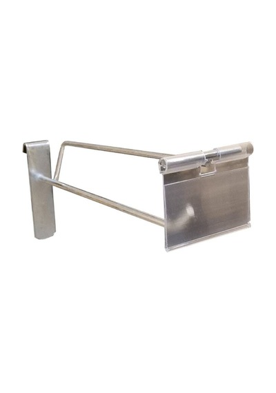 Tel Pano Kancası 25 Cm Galvaniz Etiketli Raf Askısı Raf Kancası Mağaza Düzenleme 100 Adet